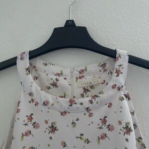 Copper Key Mini Halter Sundress White and Pink